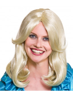 Perruque drole de dame  Farrah fawcett
