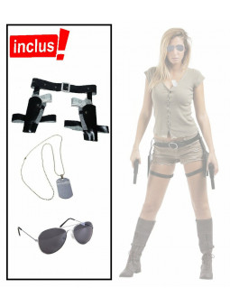 Set de déguisement Tomb raider Lara Croft
