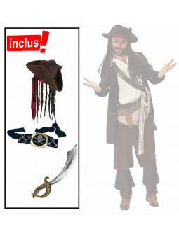 Set déguisement Pirate des Caraïbes