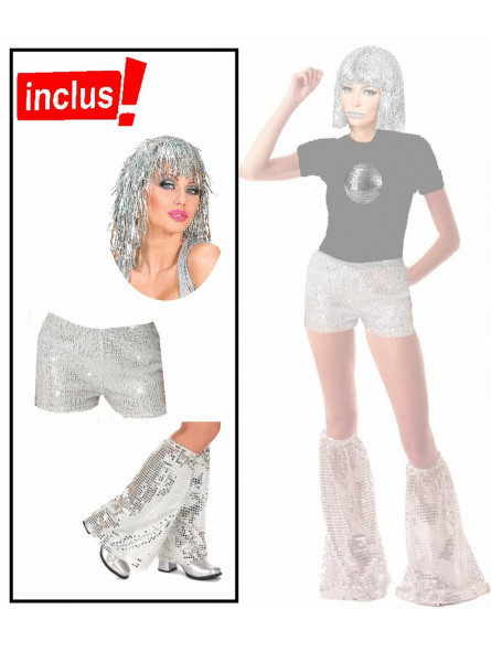 Set de déguisement Disco  les claudettes