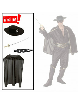 Set déguisement Zorro