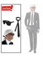 déguisement Karl Lagerfeld