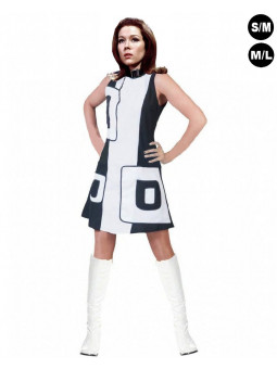 Déguisement femme Chapeau melon et bottes de cuir emma peel