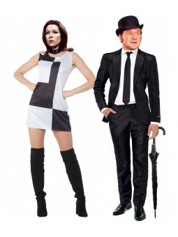 Déguisement Chapeau melon et bottes de cuir Couple