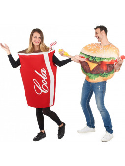 Déguisement Burger Coca Couple