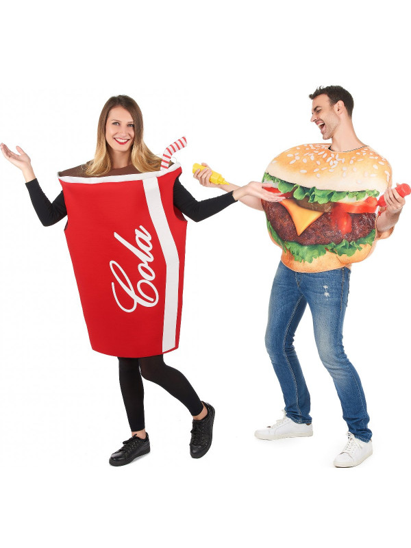 Déguisement Burger Coca Couple