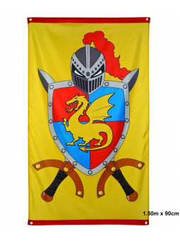 Drapeau thème les visiteurs