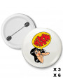 Badge WaoW ! Claude François Badge WaoW ! Claude François