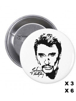 Badge Johnny Hallyday