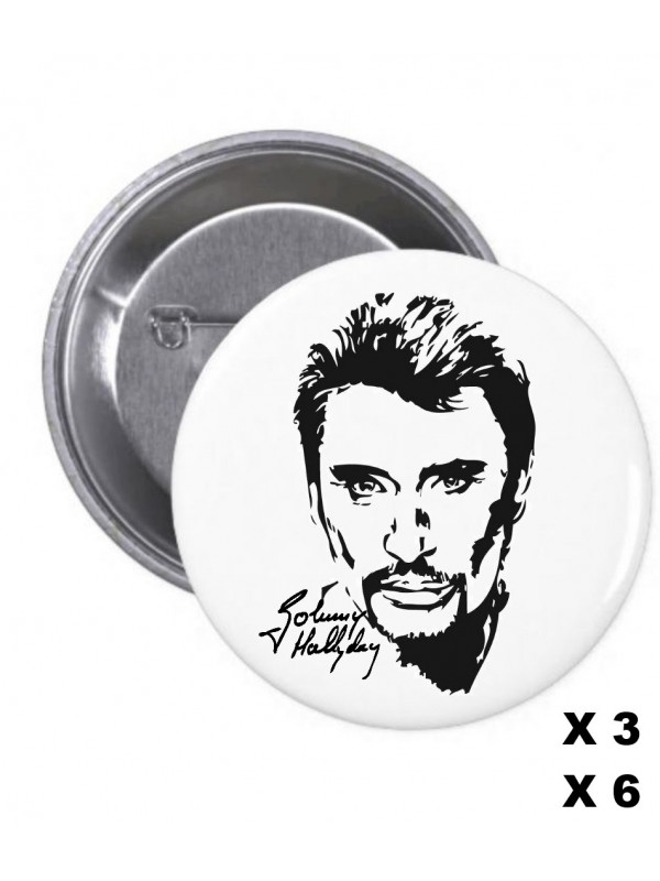 Badge Johnny Hallyday