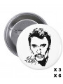 Badge Johnny Hallyday
