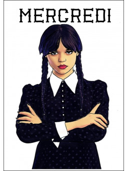 Guirlande fanions Mercredi Addams