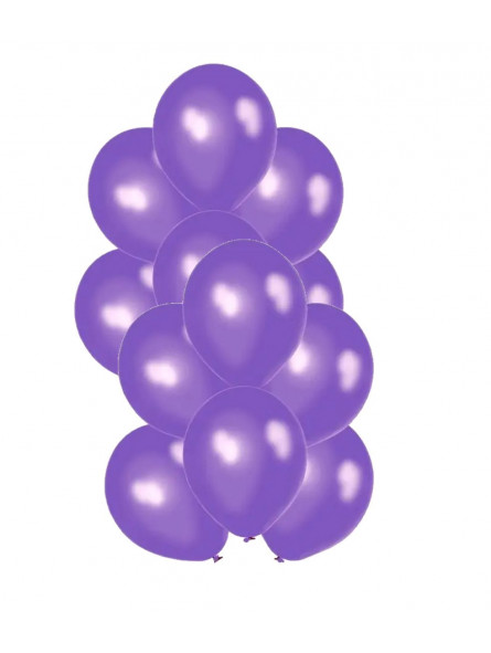 Ballons violet Mercredi Addams x 12 Ballons violet Mercredi Addams x 12