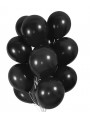 Ballons noirs Mercredi Addams x 12