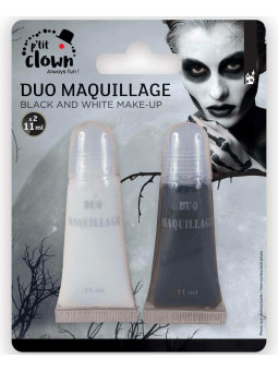 Duo maquillage Mercredi Addams