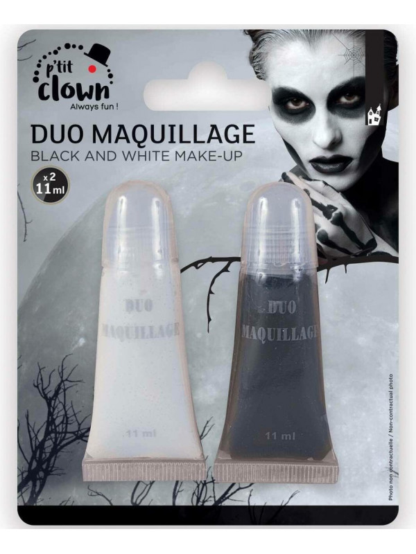 Duo maquillage Mercredi Addams