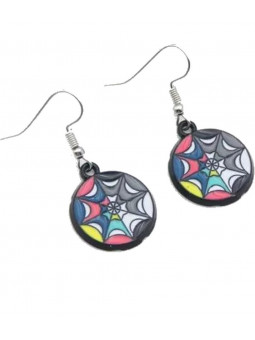 Boucles d'oreilles Mercredi Addams