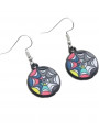 Boucles d'oreilles Mercredi Addams