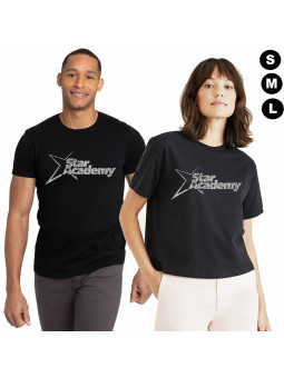 Tee shirt Star Academy paillettes argent