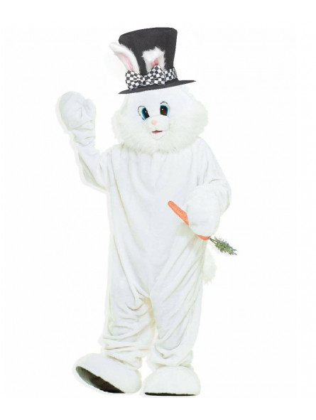 Mascotte Lapin Alice aux pays des merveilles