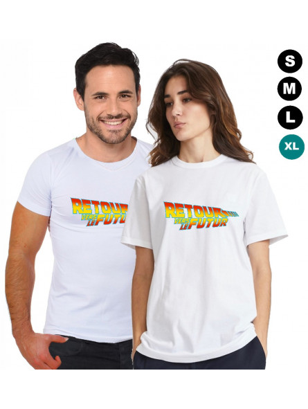 Tee shirt retour vers le futur Tee shirt retour vers le futur