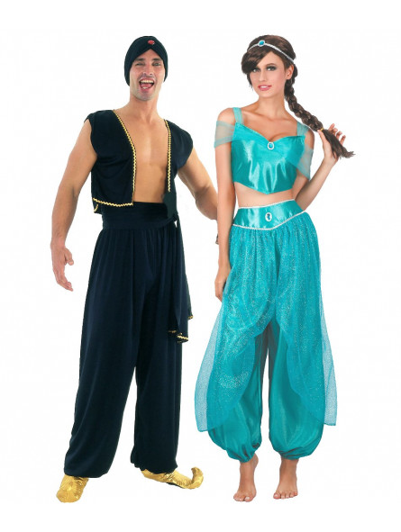 Déguisement Couple Yasmine et Aladin Déguisement Couple Yasmine et Aladin