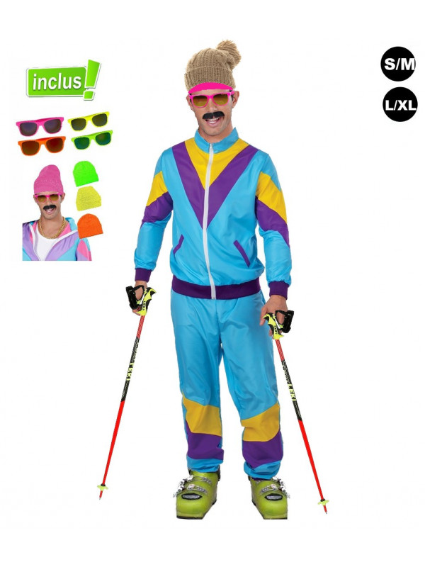 Déguisement complet Les Bronzés font du ski Homme Déguisement complet Les Bronzés font du ski Homme