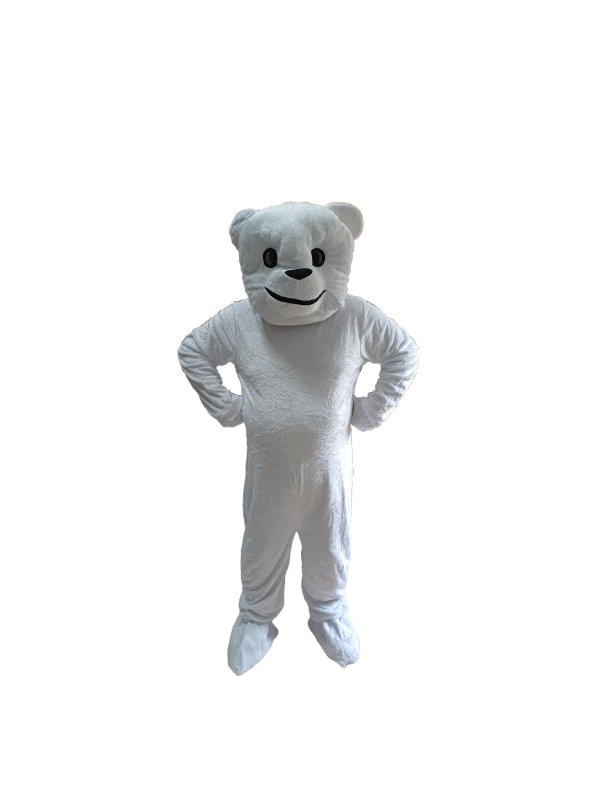 Mascotte ours blanc  polaire