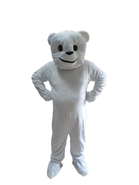 Mascotte ours blanc  polaire