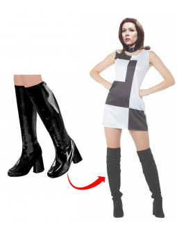 Sur bottes Chapeau melon et bottes de cuir