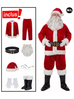 Costume de Père Noel (Luxe)