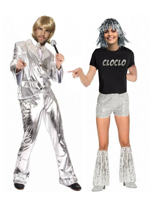 Déguisement Claude François et clodette brillant