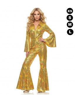 Déguisement disco ABBA or