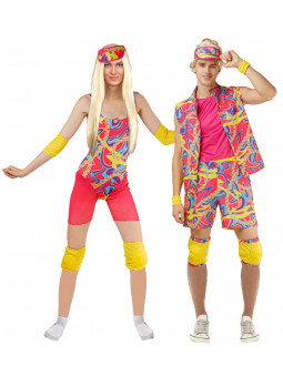 Déguisement couple Barbie et Ken sportif
