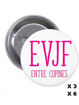 Badge Enterrement vie de jeune fille