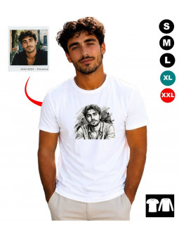 T. shirt personnalisé au fusain