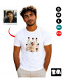 T. shirt personnalisé Bonjour