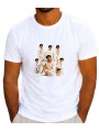 T. shirt personnalisé Bonjour