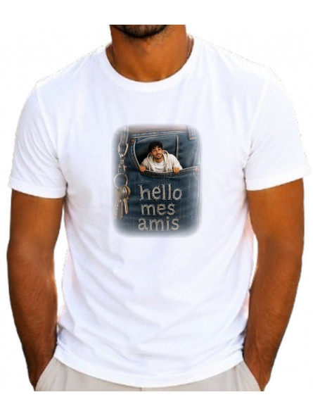T. shirt personnalisé Poche jeans
