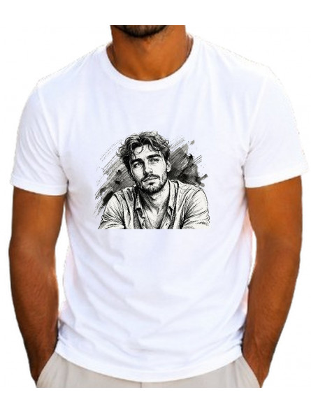T. shirt personnalisé au fusain