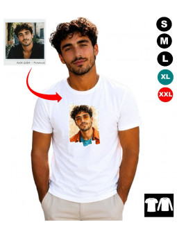 T. shirt personnalisé rétro