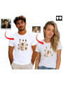 T. shirt personnalisé Bonjour