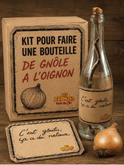 bouteille de Gnole Les bronzés font du ski