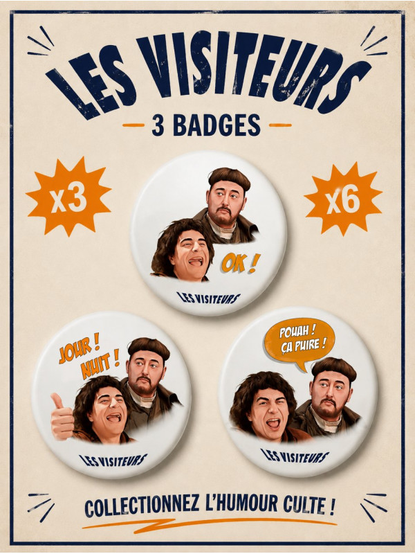Badge Les Visiteurs