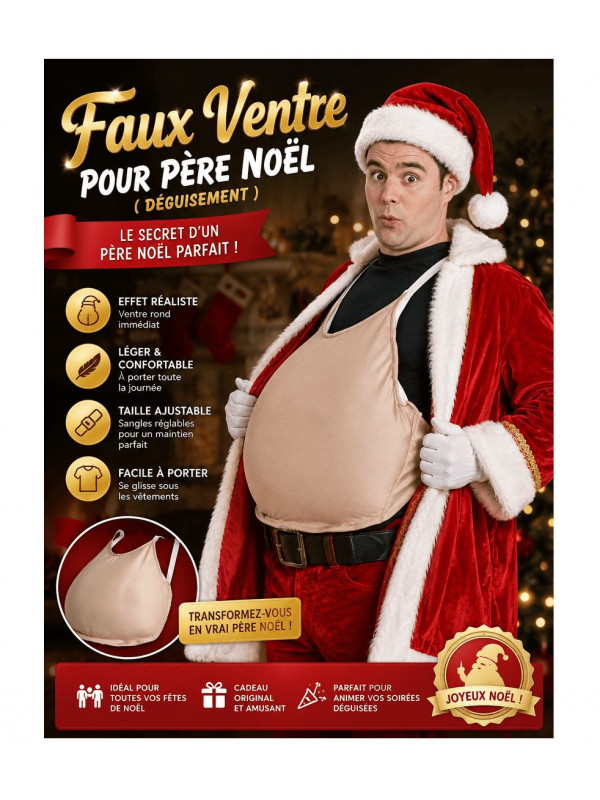 Ventre de rembourrage du père noël