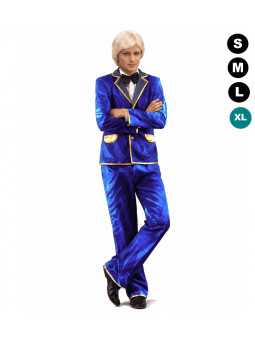 Déguisement de Claude François bleu
