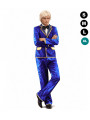 Déguisement de Claude François bleu