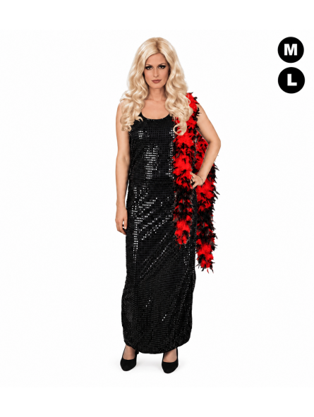 Déguisement Dalida paillettes noires