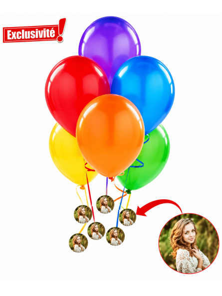 Ballons personnalisés avec photo