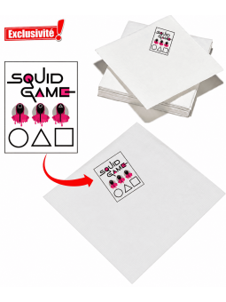 serviettes jetable squid game
